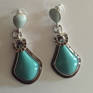 Saachi Turquoise cocktail earrings